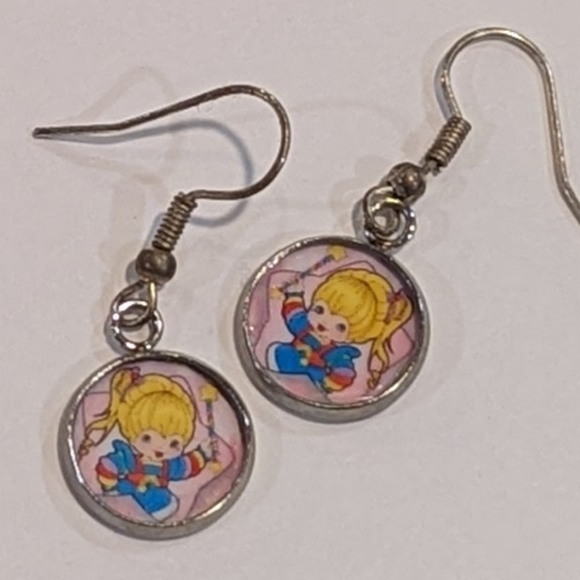 Rainbow Brite Earrings 80s Retro - Picture 1 of 4